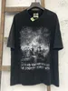 Camisetas masculinas Saint Michael Cho Limited New Satan's Silêncio Faça Velho Vintage Sleeveslc0x