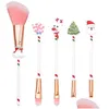 Christmas Gift Beauty Tool Set Makeup Brush Beginner Kit Drop Delivery Dhmiz