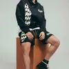 Shorts Designer Klädstil Ny andas Rhude Black White Checkerboard High Street DrawString Mesh Trend Training Shorts Män kvinnor