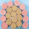 Baking Moulds 8/10PCS Easter Eggs Cutter 3D Embossers Cookie Biscuit Mold Set Cartoon Cookies Mould Handmade Pressing Kitchen DIY Baking Tools 230421