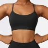 Yoga Outfit Durable Dos Ouvert Gym Soutien-Gorge Femmes Sports Fitness Top Sexy Support Moyen Scoop Entraînement Entraînement Gilet Push Up Running