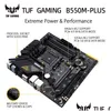 Placas-mãe Amd Tuf Gaming B550M-Plus DDR4 Placa-mãe Am4 Mainboard Suporte Ryzen 5000 3000 Série Cpu R5 R7 R9 Kit Rgb Pcie4.0 Drop Dhuuq