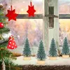 Christmas Decorations LIOOBO 10Pcs 5cm Miniature Trees Mini Pine Tree Desktop DIY Ornament For Home Party Artificial