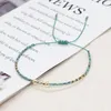 Link Bracelets Go2BoHo Handmade Jewelry Miyuki Bracelet Rusty Turquoise Seed Beaded Single Strand For Women Fashion Jewellery Gifts