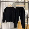 Дизайнерская толстовка с капюшоном Y3 Fashion Yamamoto Y3 Спортивный комплект Осенний крутой тренд Три бара Модный бренд Повседневные брюки Брюки-свитера Мужские и женские одинаковые комплекты из двух частей 135