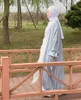 女性のためのエスニック服のアバヤカフタンパフスリーブアバヤジルバブキマーラマダンイスラムヒジャーブアバヤトングローブフェムムスルマン