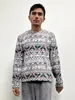 Men's Sleepwear Mens Winter Men Fleeced Xmas Pajamas Set Long Sleeve Round Neck Cozy and Warm Christmas Loungewear 231122