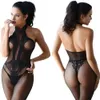 Lenceria vedere attraverso apertura sul cavallo babydoll lingerie sexy esotica donne calde magliette a rete a rete catsuit intimo prodotto del sesso