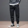 Männer Jeans Japanische Mode Männer Grün Khaki Grau Schwarz Lose Fit Casual Cargo Hosen Slack Bottom Hip Hop Joggers