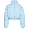 재킷 면화면 패딩 두꺼운 드로우 스트링 파파 지퍼 겨울 버블 코트 따뜻한 캐주얼 아웃 드롭 231122