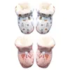 Bottes chaudes Furry bébé 2024 chaussons en polaire confortables hiver neige anti-dérapant semelle souple chaussettes chaussures