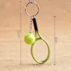 Keychains Cute Sport Mini Tennis Racket Pendant Keychain Keyring Key Chain Ring Finder Holer Accessories Gifts For Teenager Fan #1-17162