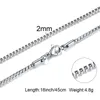 Choker Goudkleurig Ins Box Chain Anti-kras Waterdicht Metaal Roestvrij Staal Trendy Sieraden Voor Vrouwen Geschenken