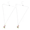 Ожерелья с подвесками, 1 пара ожерелья для друга, декоративное крыло в виде бабочки