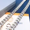 Luxury Hiphop Jewelry 2 Row Iced Out Vvsmoissanite Diamond Iced Out Men Cuban Link Bracelet Chain