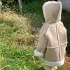 Piumino invernale Neonate Cappotti di pelliccia Bambini Marca Principessa Giacche Abbigliamento Bambino Capispalla Bambini Moda Cardigan Ragazzi Cotone con cappuccio