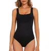 Frauen Shapers Nahtlose Gewinde Weste Taille Lift Hüfte Shapewear Rundhals Overall Bauch Tuck