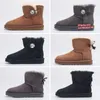 Snow Boots Ankle Boot Shoes Short Designer Bottes Chestnut Triple Burnt Olive Purple Ruby Winter Sand Mustard Seed Warm Wool Platform