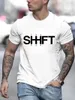 T-shirts pour hommes hommes drôles sauver la voiture de Transmission manuelle hauts hommes T-Shirt col rond Six vitesses T-shirts à manches courtes 2024