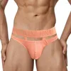 CMENIN Katoen heren Zwembroek Slips Sexy Dubbele Streep Uitsparing Voor Mannen Gay Slip Sport Fitness Man Slipje