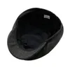 Berretti Autunno e Inverno Caldo Berretto piatto ed Maschio Casual Cappello ottagonale Man Restore Beret Dad sboy 230421