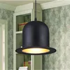 Pendantlampor Hat Chimney Light Contracted Contemporary Creative Clothing Store Bar Decoration Lamp D225 MM