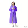 1pc imperméable extérieur, imperméable réutilisable, pour rester au sec et élégant pour les hommes et les femmes