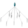 Bassdash 4 pz / lotto Richiamo di pesca Alabama Rig Testa Nuoto Esca Ombrello Rig 5 Braccia Bass Fishing Gruppo Richiamo Estendi 18g Y200830232b