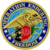 Herausforderungsmünze „Operation Enduring Freedom Afghanistan“.