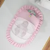 Crib Netting Baby Bed Mosquito Net Geboren zonder bodem opvouwbare babyluifel Yurt Algemeen Baby Mosquito Net Bed Baby Accessoires 230421