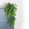 Dekorativa blommor 3 PCS LEAF VINE HOME DECORE Fake Hanging Vines Plastic Plants Wall Decoration Artificial Ornaments