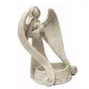 Candle Holders Angel Statue Tealight Holder Vintage Light Memorial Gifts For Home Wedding Church253T