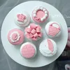 Bakning formar sockerkonstgjord cupcake rosa falska fondant kakor mögel lera dekorationer montering baby flickor show/ butik showcase/ bake älskare 230421