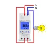 Timer da 1 secondo a 168 ore Orologio elettronico programmabile 16A 30A 110V 220V Grande display LCD retroilluminato Timer con funzione di blocco 230422