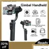 Stabilizzatori S5B 3 assi Gimbal Stabilizzatore portatile Supporto per fotocamera per cellulare Anti scossa Registrazione video Smartphone per telefono Drop Del Dhiqd