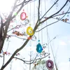 Decorações de jardim H D Mades artesanais Ageneração do vento Rainbow Maker Crystal Ball Crelcatcher Janela Curtains Pingente Windchime para decoração de casa 230422