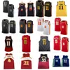 2023/24 11 Trae Young City Maillots de basket-ball 5 Dejounte Murray Hommes 55 Dikembe Mutombo 44 Pete Maravich Chemise rétro