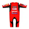 Rompers Jumpsuit Moto GP Commemorative Racing Motorcykelpojkflicka Baby utomhus Kärlek Klättringskläder 230421