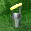 Other Garden Tools Thickened stainless steel seedling transplanter digging hole sowing tool planting vegetable gardening 230422