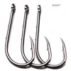 12 storlekar 6# -6 0# 92247 Baitholder Single Hook High Carbon Steel taggkrokar Asiatiska karpfiskeutrustning 200 stycken Lot FH-4281T