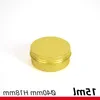 Gold Aluminum Containers Cosmetic Jars Tin for Lip Balm Cream Cosmetic Tea or Tobacco 5ml - 250ml Gcpvq