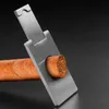 Rökande rör bärbara, kompakt, skarpa rostfritt stål med en fyrkantig cigarransvarig för cigarrtillbehör för cigarrtillbehör