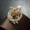 Brosches Cindy Xiang Rhinestone Chinese Dragon Brooch Unisex Pin Party Wedding Accessories Zodiac smycken