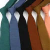 Yay Ties 11 Şeker Renkleri Polyester Pamuk Klasik Kravat Yeşil Siyah Mavi Erkekler Resmi Düğün Partisi Cravate Kravat Takım Tişört