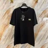 Etichetta in metallo ricamo maglietta mens felpa designer maglietta girocollo polo estate maniche corte magliette uomo donna pullover tee 4xl 5xl