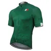 México masculino novo verão verde camisa de ciclismo conjunto bicicleta estrada montanha corrida topos shorts 9d gel respirável personalizado238t