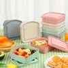 Louça para refeição almoço caixa térmica crianças reutilizável caso armazenamento escolar sanduíche de microondas