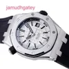 Ap Swiss Luxury Watch Ap Royal Oak Series 15710st Oo Прецизионная сталь, диаметр 42 мм, автоматические механические часы A002ca.02/белый циферблат