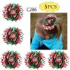 Grampos de cabelo Barrettes grátis 5pcs -E arcos de cabelo inspirados no Natal Grampos de cabelo de Natal Papai Noel acessórios de cabelo grandes tiaras de boneco de neve 231121