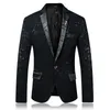 Męskie garnitury Blazers Mężczyźni Spring Wysokiej jakości wolny czas drukarski kombinezon/mężczyzna Slim Fit Fashed Tuxedo Casual Blazers Kurtka S-3xl 231122